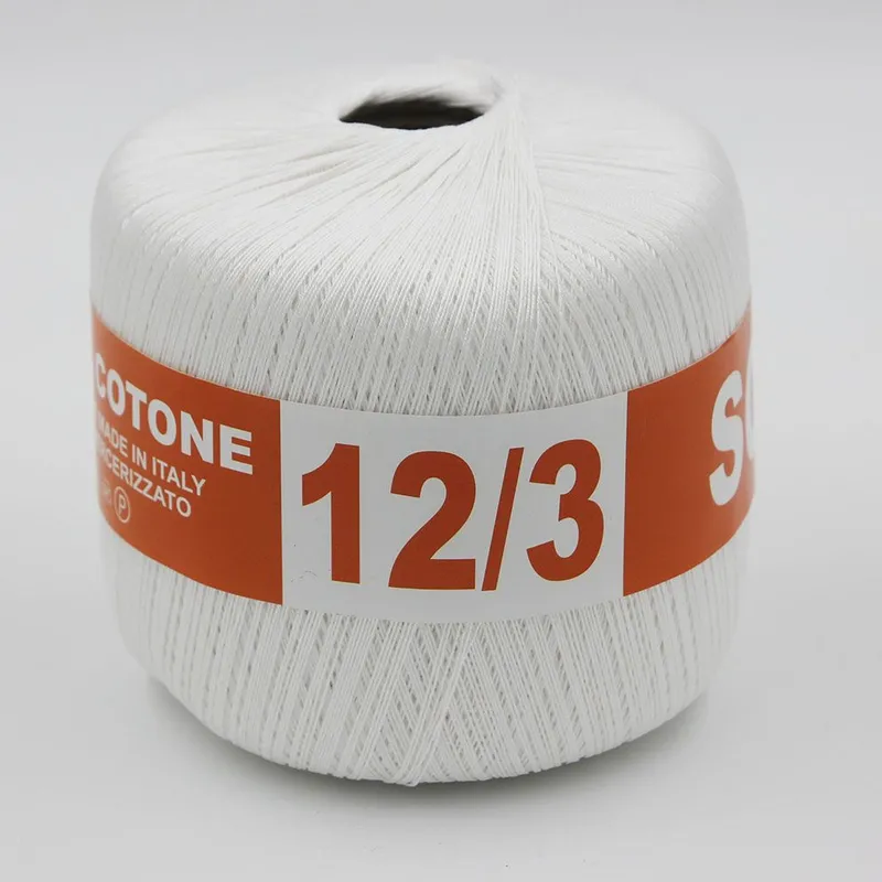 Cotone filo di scozia n. 12 Soul da 250 grammi Bianco