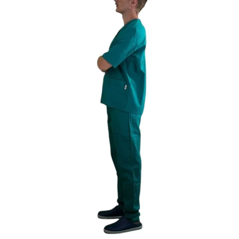 Set divisa da infermiere colorata casacca e pantalone XS Verde