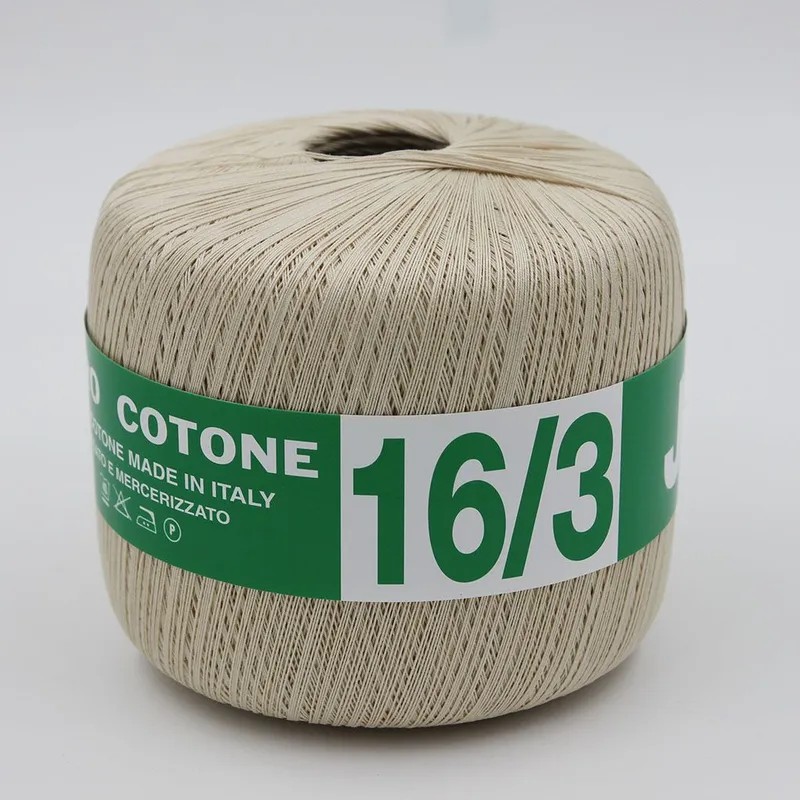 Cotone filo di scozia n. 16 Jazz da 250 grammi Ecru