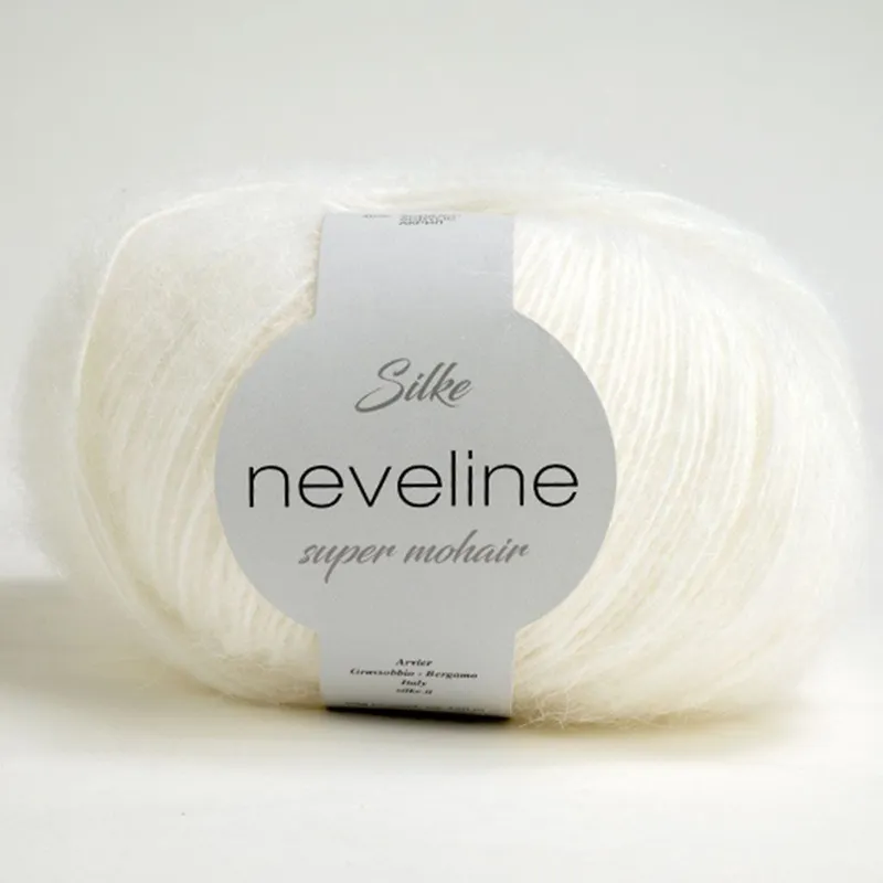 Lana Neveline super mohair 100 - Bianco